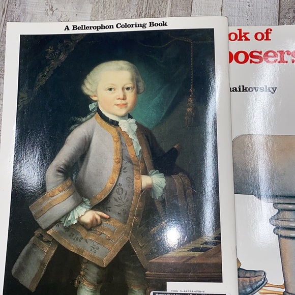 A coloring book of great composers set - Picture 7 of 12